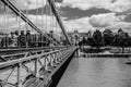 The SzÃÂ©chenyi Chain Bridge Royalty Free Stock Photo