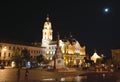 SzÃÂ©chenyi square with the town hall of PÃÂ©cs Royalty Free Stock Photo