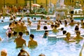 The SzÃÂ©chenyi Thermal Bath - Budapest - Hungary Royalty Free Stock Photo