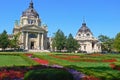 SZÃâ°CHENYI THERMAL BATHS - BUDAPEST, HUNGARY Royalty Free Stock Photo