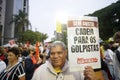 Pro-government demonstration after riot in Brazil