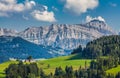 SÃÂ¤ntis summit, Appenzellerland, Switzerland Royalty Free Stock Photo
