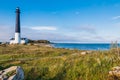 SÃÂµrve Lighthouse in the island of Saaremaa on the Baltic coast, Estonia Royalty Free Stock Photo