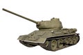 T-34-85 tank isolated