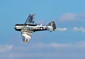 T 6 war bird stunt plane at Seafair Royalty Free Stock Photo