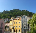 Streets of Sintra by Palace of Sintra, also known as the `Town Palace`.