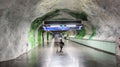 T-centralen metro station, the famous tunnelbana of Stockholm.