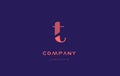 T company small letter logo icon design