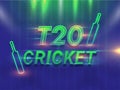 T20 Cricket tournament template or poster design.