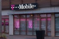 T-Mobile Store Exterior evening Editoral