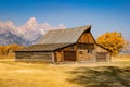 T.A. Moulton Barn in autum Royalty Free Stock Photo