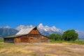 The T. A. Moulton Barn is a historic barn in Wyoming, United Sta Royalty Free Stock Photo