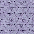 T rex dinosaur extinct seamless linen style pattern. Organic natural tone on tone fossil design for throw pillow, soft