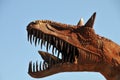 T-Rex Dinosaur Metal Sculpture at Anza Borrego Desert California