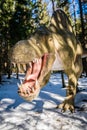 T-Rex in dinosaur Park Royalty Free Stock Photo