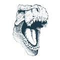 T-rex head Royalty Free Stock Photo