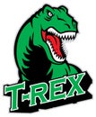 T-rex mascot Royalty Free Stock Photo