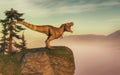 T rex mountain Royalty Free Stock Photo