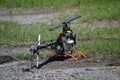 T-Rex 500 Remote Contol Heicopter Royalty Free Stock Photo