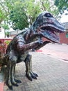 T-rex type of dinosour replica