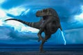 T-rex in the wild world storm