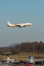 T7-SBH Falcon Aviation Services Embraer Lineage 1000 jet in Zurich in Switzerland