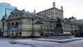 T. Shevchenko Ukrainian National Opera House, in winter afternoon shadows, Kyiv, Ukraine