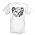 T-shirt & bear's smiling snout logo