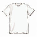 T-shirt Design Template In The Style Of Kestutis Kasparavicius Royalty Free Stock Photo