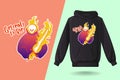 T shirt design vector art, t shirt illustration, hoodie design, ghost rider riding skateboard