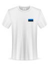 T-shirt with Estonia flag