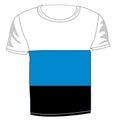 T-shirt flag Estonia