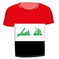 T-shirt flag Iraq