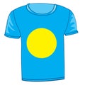 T-shirt flag Palau