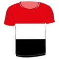 T-shirt flag Yemen