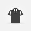 T-shirt icon. Tshirt vector symbol