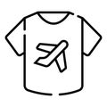 T-shirt icon , vector