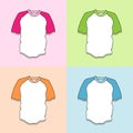 T-shirt icons set great for any use. Vector EPS10.