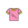 T-shirt line icon