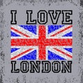 T-shirt London,T-shirt sport, sport design, London fashion Royalty Free Stock Photo
