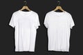 T-shirt mockup and template on  background for fashion and textile designer Royalty Free Stock Photo