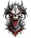 T-shirt monster edition - dragon skull