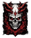 T-shirt monster edition - demon skull