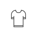 T-shirt outline icon