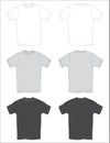 T-Shirt Outlines Vector