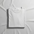 T-shirt is plain without any designs or patterns, showcasing a Royalty Free Stock Photo