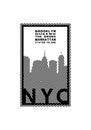 T-shirt Printing design. NYC emblem. New York, Manhattan, Brooklyn, Queens the Bronx. Vector illustration.