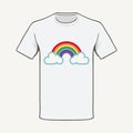 Single T-shirt Rainbow Hope. Summer 2020