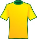 T-shirt of soccer of Brazil