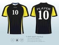 T-shirt sport design template for football club or all sportswear.